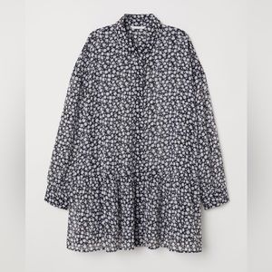 H&M | Flowy Floral Shirtdress